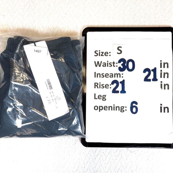 RUNDHOLZ RH BLACK LABEL Womens Blue Sweatpants SZ S Drawstring NEW $250 - Picture 7 of 9